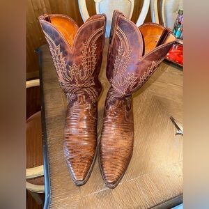 Lucchese Classics Handmade Exotic 1883 Tegu Lizard Size 11